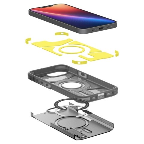 Spigen Tough Armor Mag MagSafe - Etui do iPhone 16e (Frost Black) Spigen Tough Armor Mag MagSafe - Etui do iPhone 16e (Frost Black)