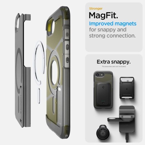 Spigen Tough Armor Mag MagSafe - Etui do iPhone 16e (Frost Black) Spigen Tough Armor Mag MagSafe - Etui do iPhone 16e (Frost Black)
