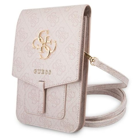Guess 4G Big Metal Logo Phone Bag - Torba z przegrodą na smartfona (różowy) Guess 4G Big Metal Logo Phone Bag - Torba z przegrodą na smartfona (różowy)