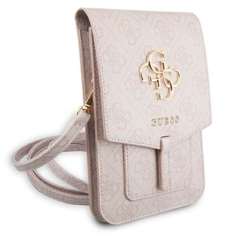Guess 4G Big Metal Logo Phone Bag - Torba z przegrodą na smartfona (różowy) Guess 4G Big Metal Logo Phone Bag - Torba z przegrodą na smartfona (różowy)