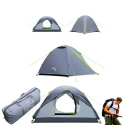 Namiot Kempingowy NC6004 3-osobowy NILS CAMP - Wodoodporny, Szybki Montaż