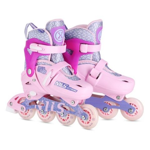 Łyżworolki FILO-Pink RÓŻOWE - XS(26-29) dealne Na Jako Pierwsze do Nauki Łyżworolki FILO-Pink RÓŻOWE - XS(26-29) dealne Na Jako Pierwsze do Nauki