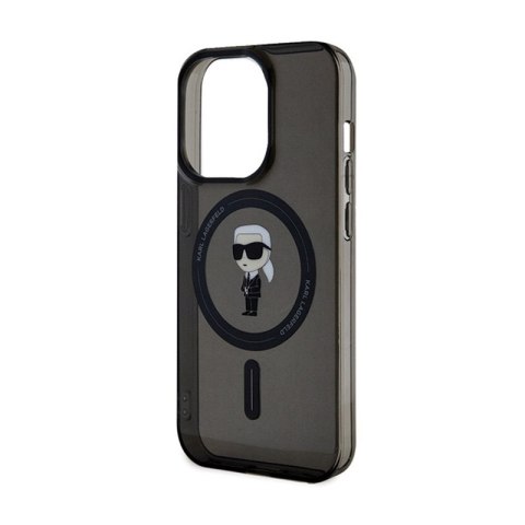 Karl Lagerfeld IML Ikonik MagSafe - Etui iPhone 14 Pro Max (czarny) Karl Lagerfeld IML Ikonik MagSafe - Etui iPhone 14 Pro Max (czarny)