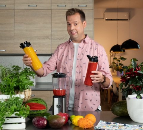 Blender osobisty i kielichowy Eldom BK5S wszechstronny 400W zdrowe koktajle Blender osobisty i kielichowy Eldom BK5S wszechstronny 400W zdrowe koktajle