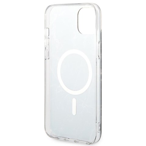 Guess Bundle Pack MagSafe IML Marble - Zestaw etui + ładowarka MagSafe iPhone 14 Plus (czarny/złoty) Guess Bundle Pack MagSafe IML Marble - Zestaw etui + ładowarka MagSafe iPhone 14 Plus (czarny/złoty)