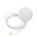 Guess Bundle Pack MagSafe IML Marble - Zestaw etui + ładowarka MagSafe iPhone 14 Pro Max (czarny/złoty)