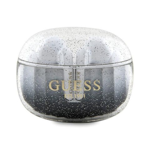 Guess Glitter Gradient - Słuchawki Bluetooth TWS + etui ładujące (czarny) Guess Glitter Gradient - Słuchawki Bluetooth TWS + etui ładujące (czarny)