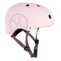 Lekki Bezpieczny Kask Ciemno-Różowy Dla Dziecka Rozmiar S 52-56 cm Out-mold
