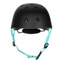 Bezpieczny Kask Czarno Niebieski Dla Dziecka Rozmiar M 55-58 CM ABS - EPS