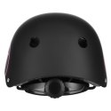Bezpieczny Kask Czarno Różowy Dla Dziecka Rozmiar XS 48-52 CM ABS - EPS