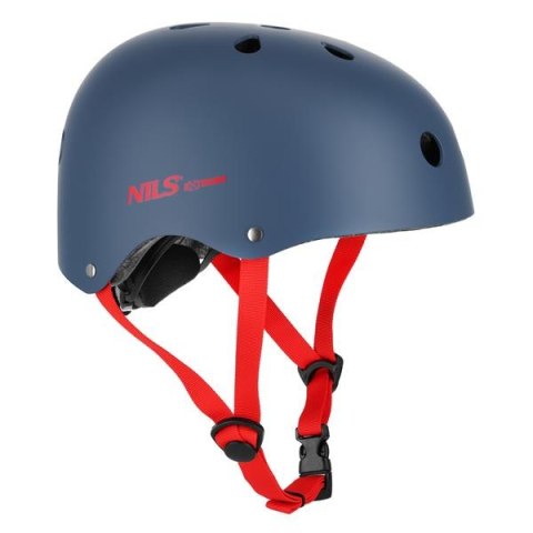 Bezpieczny Kask Szaro-Czerwony Dla Dziecka Rozmiar M 55-58 CM ABS - EPS Bezpieczny Kask Szaro-Czerwony Dla Dziecka Rozmiar M 55-58 CM ABS - EPS