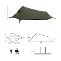 NC2501 NAMIOT ULTRA LIGHT SKYAIR 1 ZIELONY NILS CAMP
