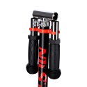 HD120L LED BLACK-RED - Hulajnoga NILS EXTREME Święcące kółka -Stylowa jazda