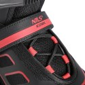 NA14174 A CZARNO-CZERWONE ROZM. M (35-38) ŁYŻWOROLKI NILS EXTREME