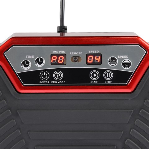 SVP02 Platforma wibracyjna HMS 66×35×14 cm 10 programów czerwono-czarna SVP02 Platforma wibracyjna HMS 66×35×14 cm 10 programów czerwono-czarna