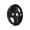 TPC20 Talerz olimpijski poliuretanowy 20 kg HMS czarny precyzyjny