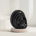 TPC20 Talerz olimpijski poliuretanowy 20 kg HMS czarny precyzyjny