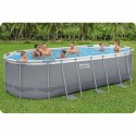 Basen ogrodowy stelażowy 549 x 274 x 122 cm 17w1 Bestway 56710