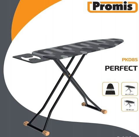 DESKA DO PRASOWANIA 112 x 36cm PROMIS PERFECT solidna Metalowy Blat DUŻA DESKA DO PRASOWANIA 112 x 36cm PROMIS PERFECT solidna Metalowy Blat DUŻA