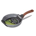 Patelnia granitowa PROMIS GRANITE 24 cm brązowa rączka