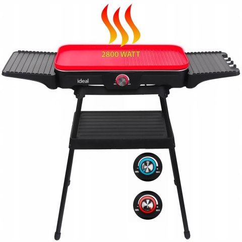 Grill Elektryczny Ideal 5w1 Bezdymny, Składany, Stojący + Poradnik PDF Grill Elektryczny Ideal 5w1 Bezdymny, Składany, Stojący + Poradnik PDF