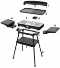 Grill Elektryczny Ideal 5w1 Bezdymny, Składany, Stojący + Poradnik PDF
