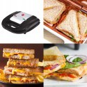 Opiekacz Do Kanapek Tostów Sandwich 750W Nieprzywierająca Powłoka Granitowa