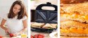 Opiekacz Do Kanapek Tostów Sandwich 750W Nieprzywierająca Powłoka Granitowa