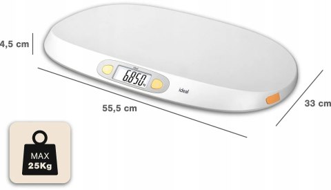WAGA ELEKTRONICZNA DLA NIEMOWLĄT DZIECI DOKŁADNA APLIKACJA MIARA DO 25 KG WAGA ELEKTRONICZNA DLA NIEMOWLĄT DZIECI DOKŁADNA APLIKACJA MIARA DO 25 KG