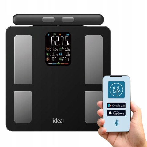 WAGA ŁAZIENKOWA BLUETOOTH ANALITYCZNA INTELIGENTNA Apple Health Google Fit WAGA ŁAZIENKOWA BLUETOOTH ANALITYCZNA INTELIGENTNA Apple Health Google Fit