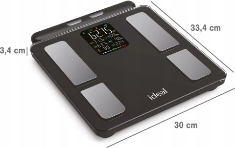 WAGA ŁAZIENKOWA BLUETOOTH ANALITYCZNA INTELIGENTNA Apple Health Google Fit WAGA ŁAZIENKOWA BLUETOOTH ANALITYCZNA INTELIGENTNA Apple Health Google Fit