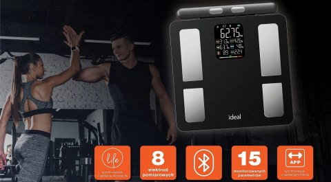 WAGA ŁAZIENKOWA BLUETOOTH ANALITYCZNA INTELIGENTNA Apple Health Google Fit WAGA ŁAZIENKOWA BLUETOOTH ANALITYCZNA INTELIGENTNA Apple Health Google Fit