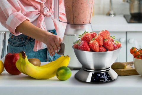 Waga kuchenna ELDOM elektroniczna z MISKĄ PRECYZYJNA DOTYKOWY PANEL LCD Waga kuchenna ELDOM elektroniczna z MISKĄ PRECYZYJNA DOTYKOWY PANEL LCD