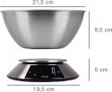 Waga kuchenna ELDOM elektroniczna z MISKĄ PRECYZYJNA DOTYKOWY PANEL LCD