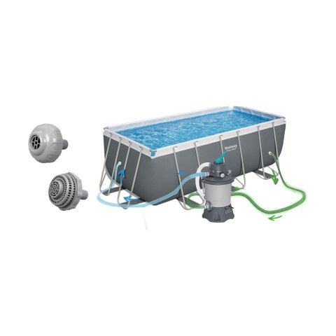 Basen stelażowy ogrodowy 412 x 201 x 122 cm 10w1 BESTWAY 56457N Basen stelażowy ogrodowy 412 x 201 x 122 cm 10w1 BESTWAY 56457N