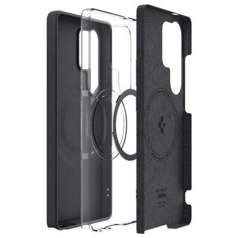 Spigen Silicone Fit Mag MagSafe - Etui do Samsung Galaxy S25 Ultra (Czarny) Spigen Silicone Fit Mag MagSafe - Etui do Samsung Galaxy S25 Ultra (Czarny)