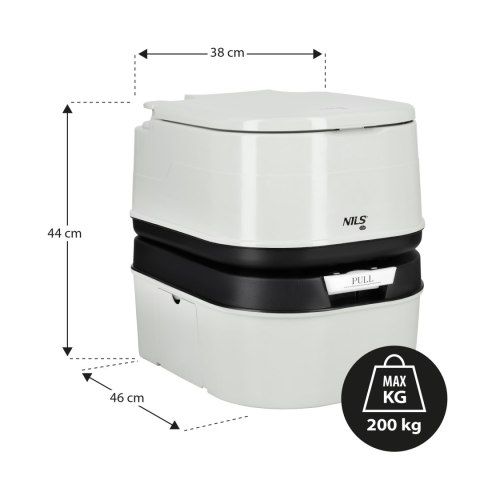 Toaleta turystyczna NC0023 NILS CAMP 24 L –komfort i niezależność w podróży Toaleta turystyczna NC0023 NILS CAMP 24 L –komfort i niezależność w podróży