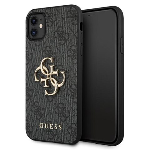 Guess 4G Big Metal Logo - Etui iPhone 11 (szary) Guess 4G Big Metal Logo - Etui iPhone 11 (szary)