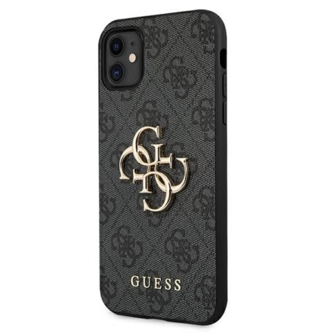 Guess 4G Big Metal Logo - Etui iPhone 11 (szary) Guess 4G Big Metal Logo - Etui iPhone 11 (szary)