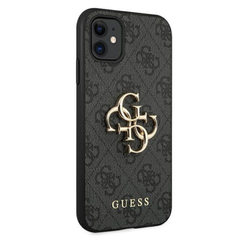 Guess 4G Big Metal Logo - Etui iPhone 11 (szary) Guess 4G Big Metal Logo - Etui iPhone 11 (szary)
