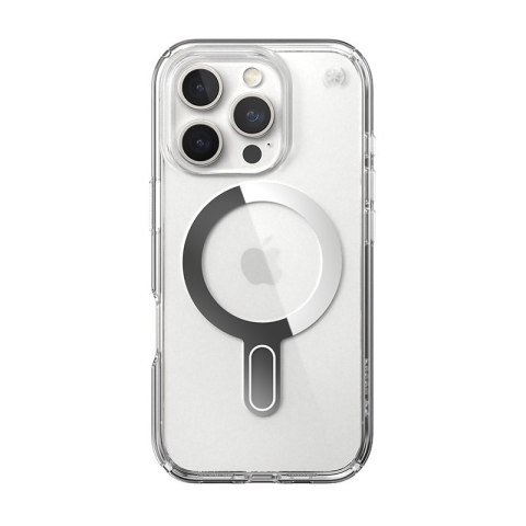 Speck Presidio Perfect-Clear ClickLock & MagSafe - Etui iPhone 16 Pro (Clear / Chrome Finish / Serene Silver) Speck Presidio Perfect-Clear ClickLock & MagSafe - Etui iPhone 16 Pro (Clear / Chrome Finish / Serene Silver)