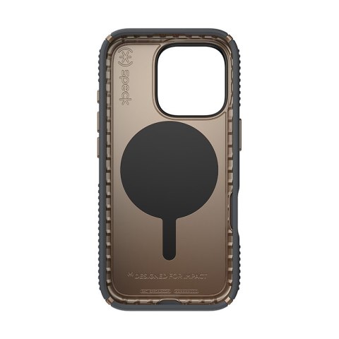 Speck Presidio2 Grip ClickLock & MagSafe - Etui iPhone 16 Pro (Charcoal Grey / Cool Bronze / White) Speck Presidio2 Grip ClickLock & MagSafe - Etui iPhone 16 Pro (Charcoal Grey / Cool Bronze / White)