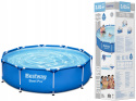 Basen ogrodowy stelażowy 305x76 cm Bestway 56677 Steel Pro 4678L