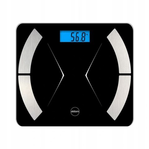 ELDOM TWO500 INTELIGENTNA WAGA ŁAZIENKOWA BLUETOOTH CZARNA ELDOM TWO500 INTELIGENTNA WAGA ŁAZIENKOWA BLUETOOTH CZARNA