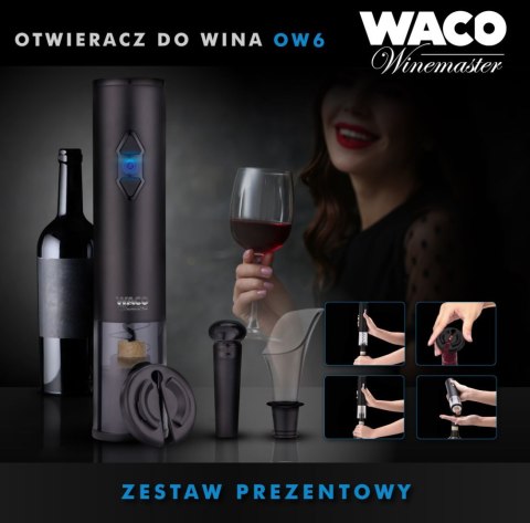 Otwieracz do wina, korkociag OW6 Waco zestaw prezentowy Otwieracz do wina, korkociag OW6 Waco zestaw prezentowy