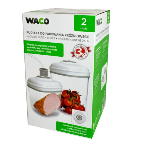 Zestaw do próżniowego pakowania żywności 2 sztuki WACO Zestaw do próżniowego pakowania żywności 2 sztuki WACO