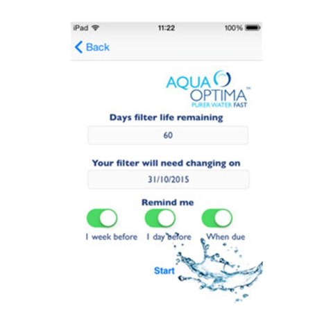 Dzbanek do wody Aqua Optima Oria 2,8l + filtr 60 dni + bidon 600ml Dzbanek do wody Aqua Optima Oria 2,8l + filtr 60 dni + bidon 600ml