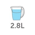 Dzbanek do wody Aqua Optima Oria 2,8l + filtr 60 dni + bidon 600ml