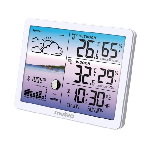 Stacja pogodowa METEO SP107 biała Stacja pogodowa METEO SP107 biała