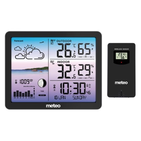 Stacja pogodowa METEO SP107 czarna Stacja pogodowa METEO SP107 czarna